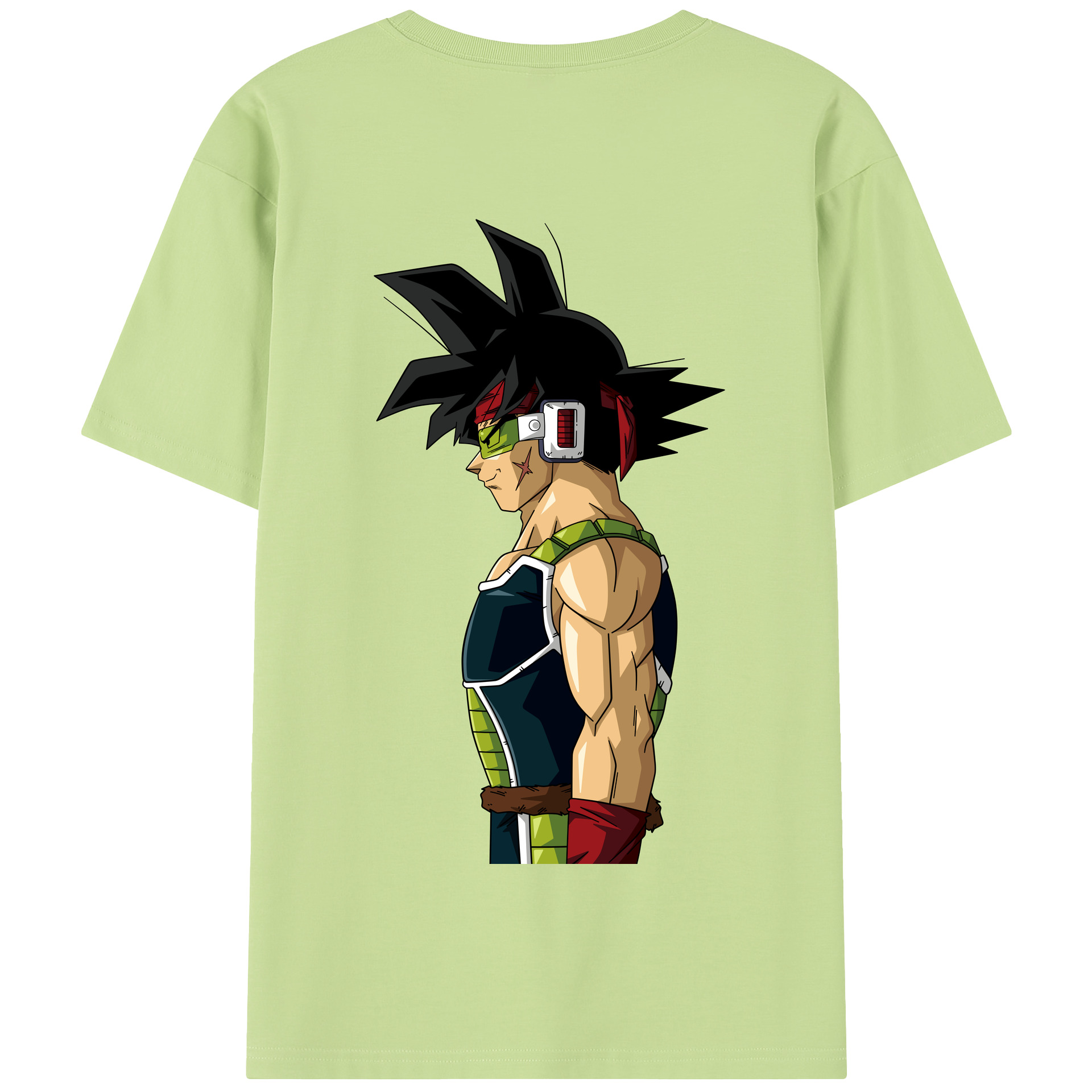 （画像用） ドラゴンボール バーダック DRAGON BALL Burdock 綿100％半袖Tシャツ（背面プリント）